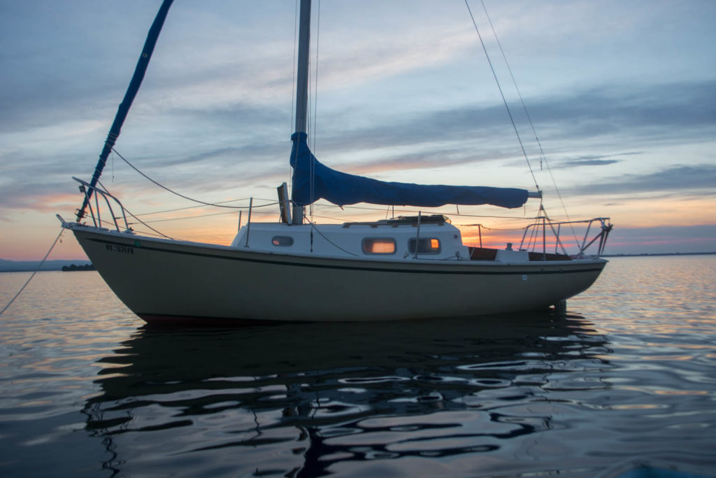 Bristol 24, live aboard, lake champlain