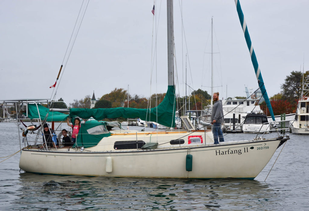 sailing families, cruising with kids, grampian 30