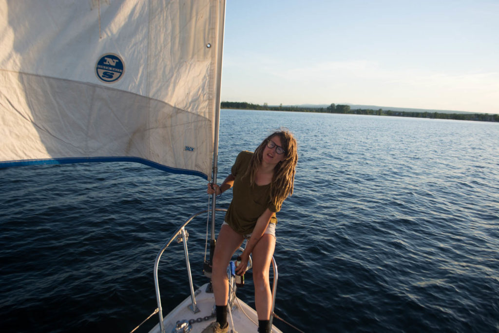 live aboard sailor girl, solo sailor, single handed